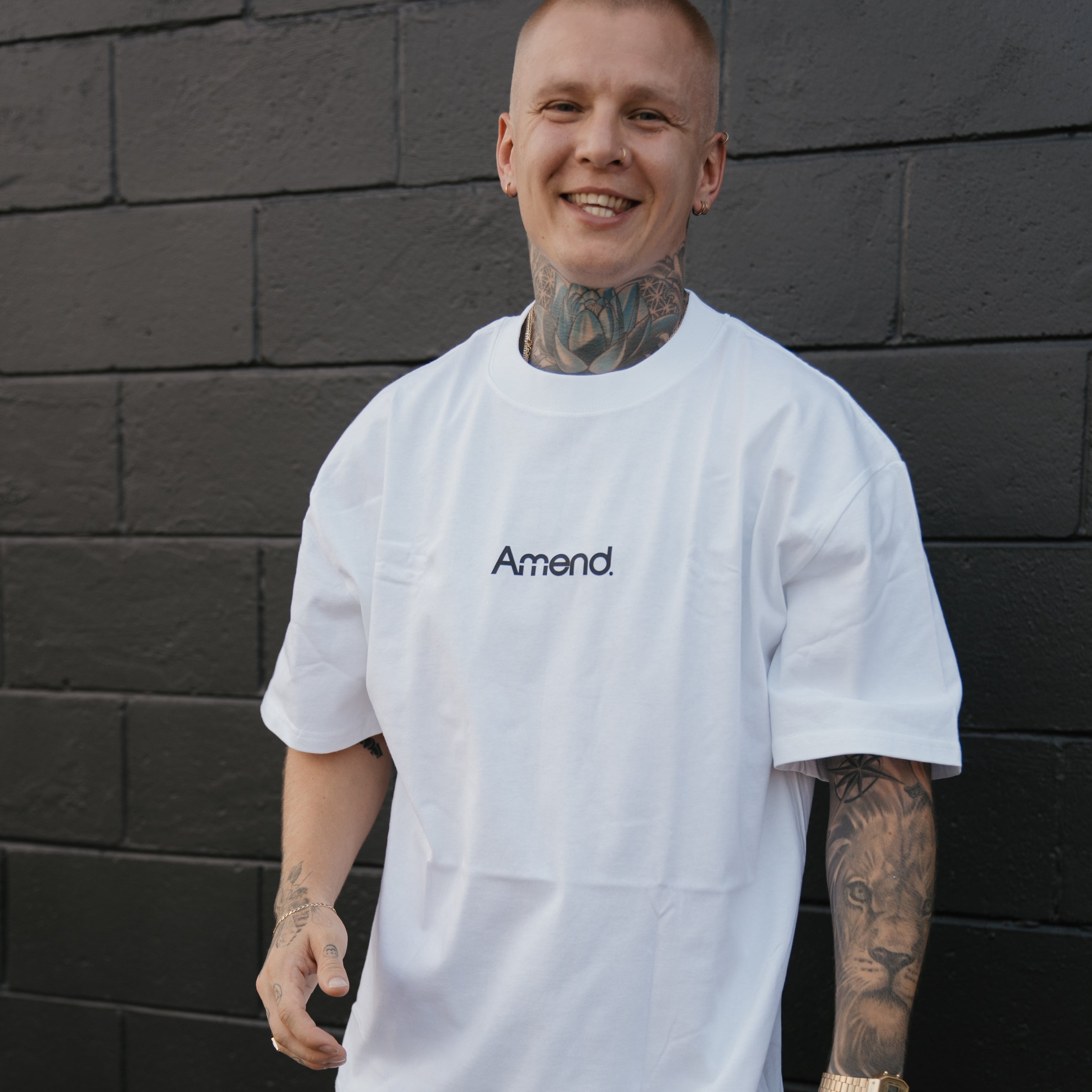 Heavy Staple Tee White