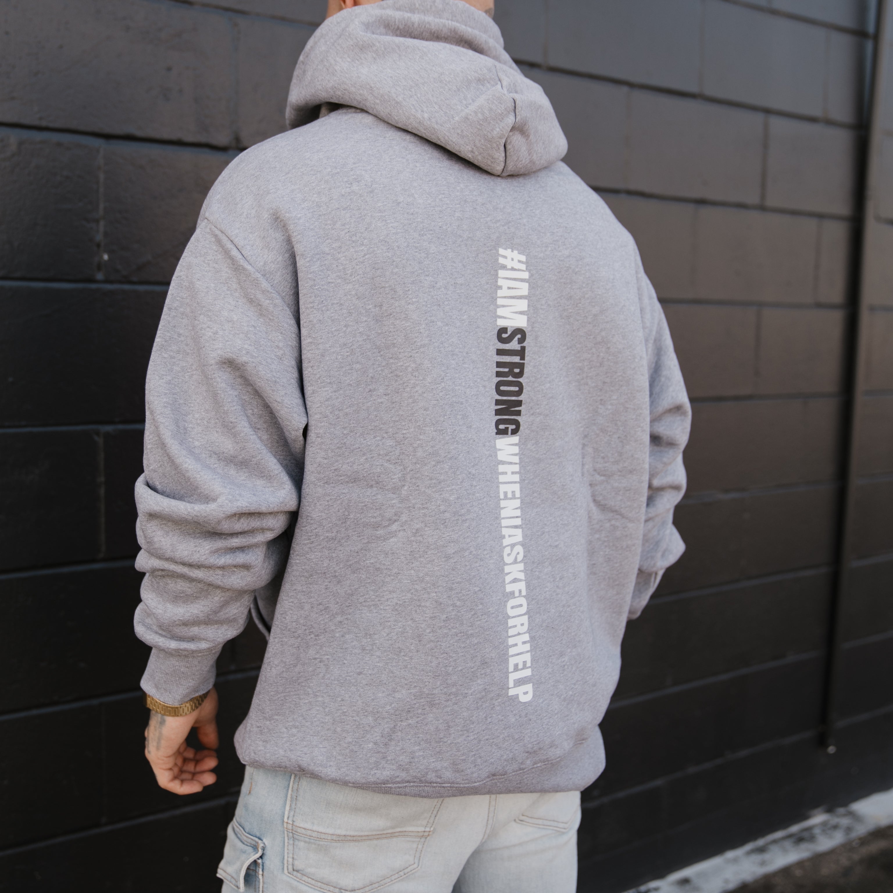 Heavy Staple Hoodie Grey