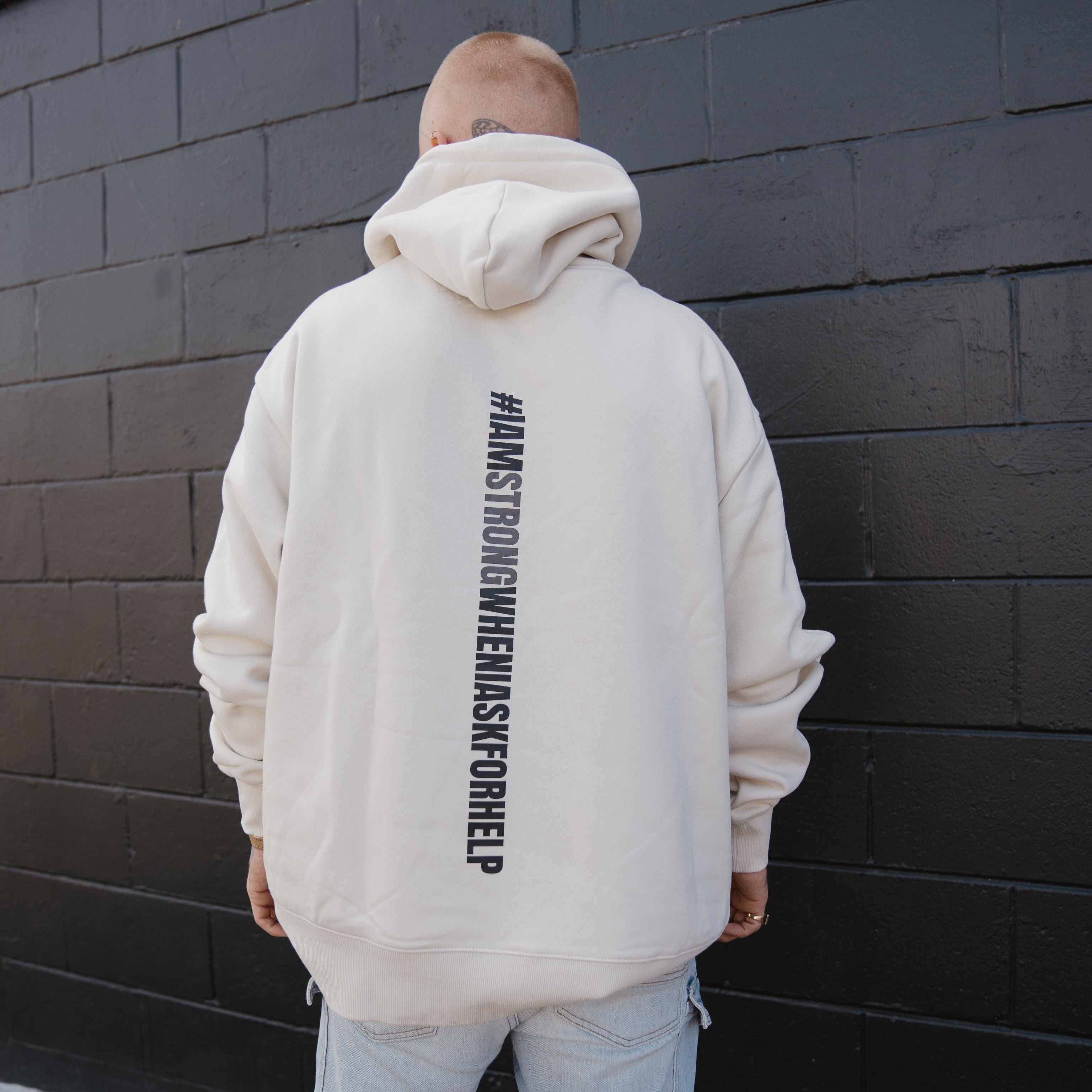 Heavy Staple Hoodie Cream