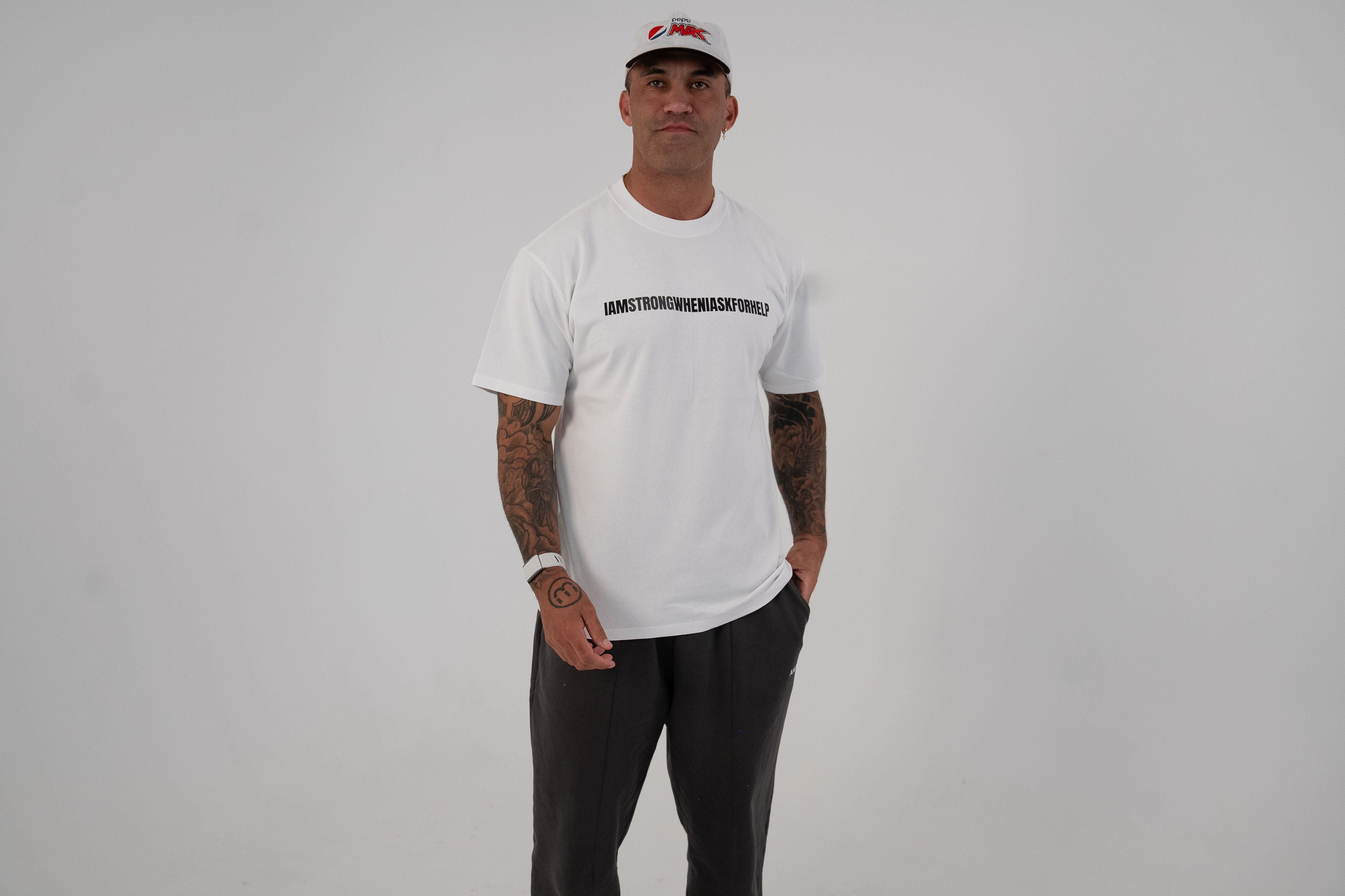 'I Am The Change' White Tee