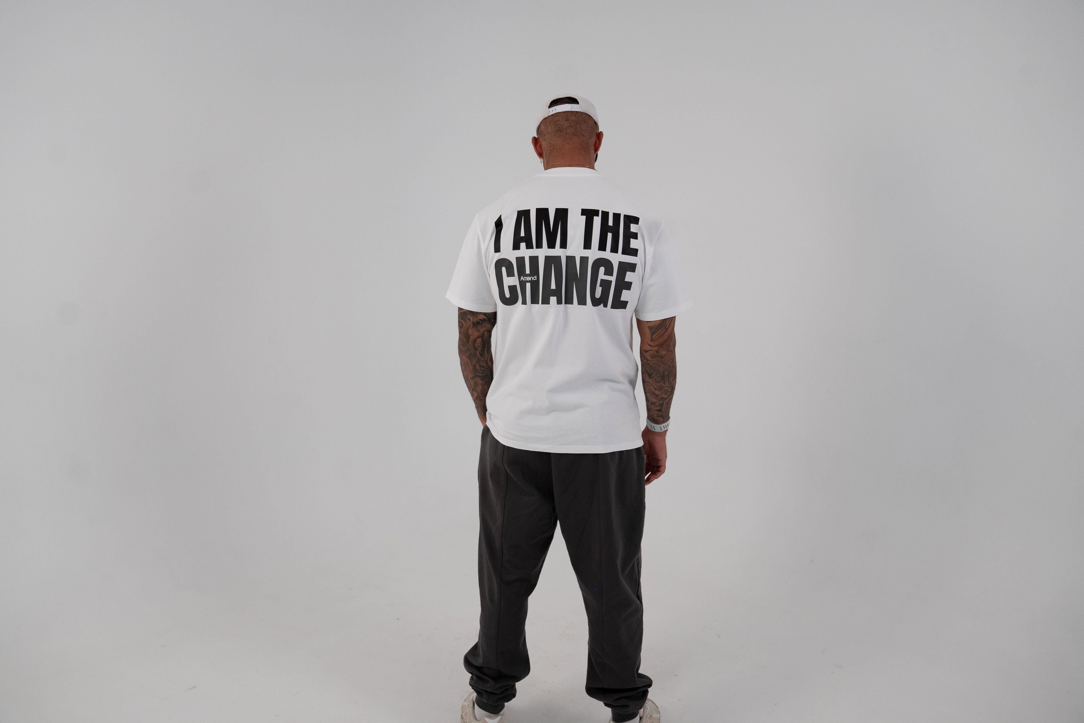 'I Am The Change' White Tee