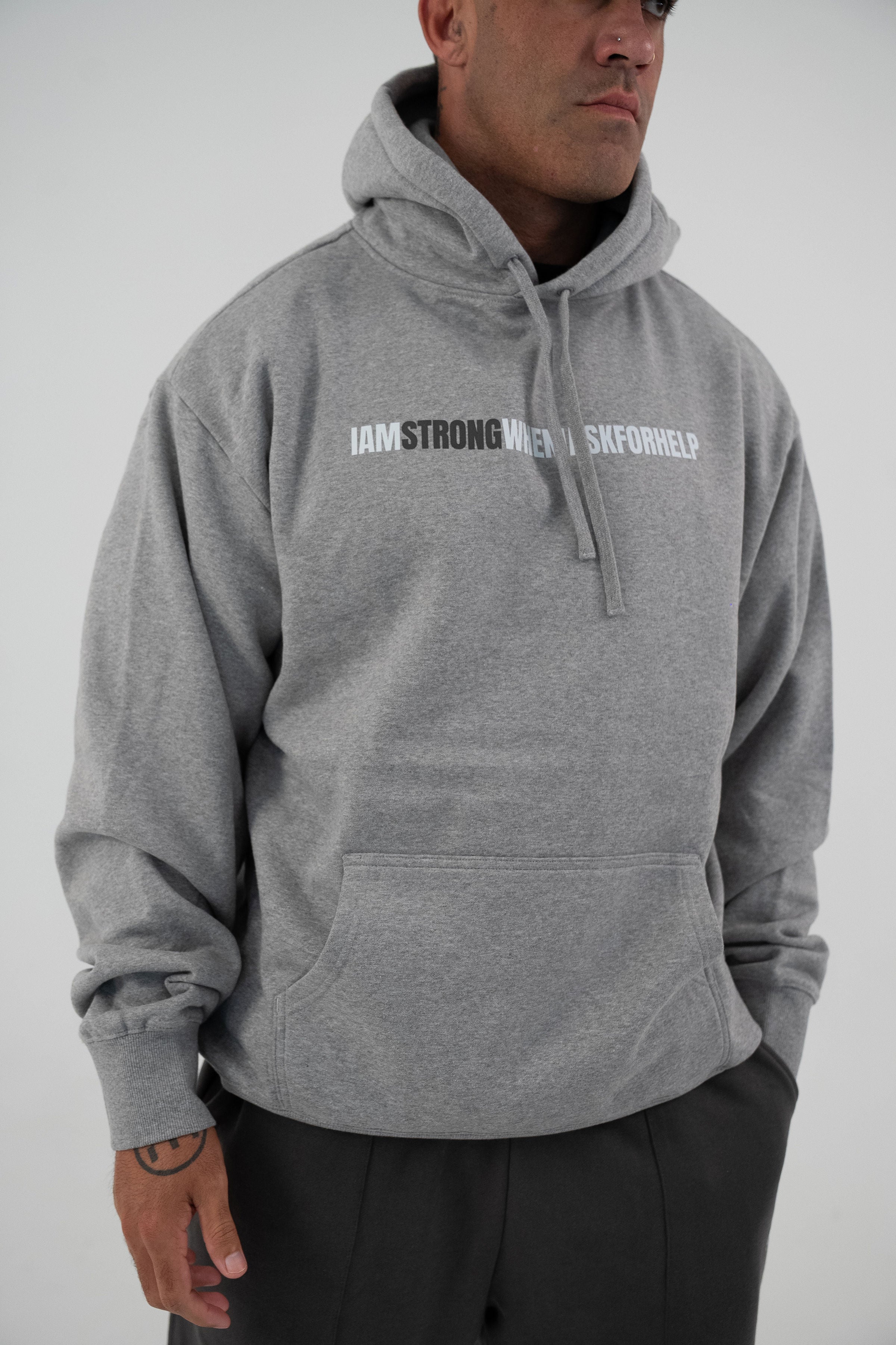 'I Am The Change' Grey Hoodie